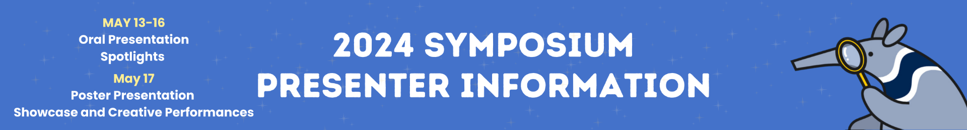 Symposium Presenter Information Webpage